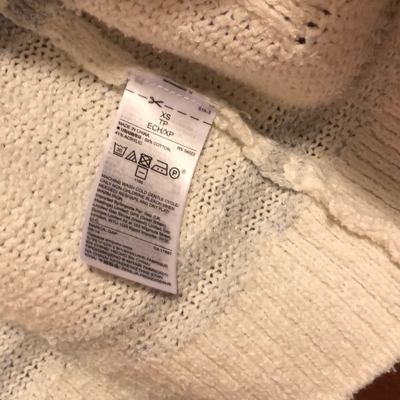 GAP Stripe Open-front Cardigan Sweater - Picture 6 of 6